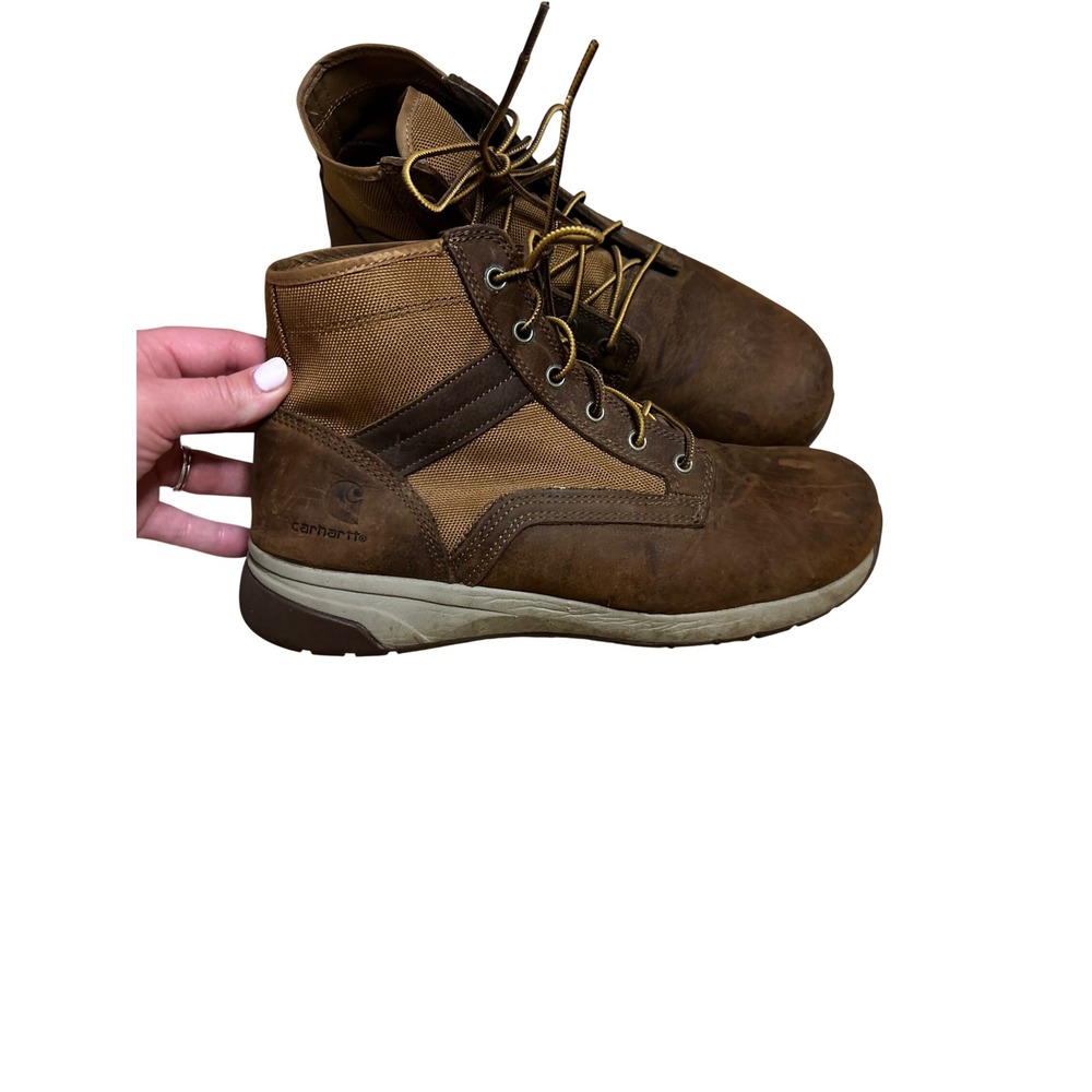 Carhartt Force 5 Inch Brown Nano Composite Toe Sneaker Boots Mens 11